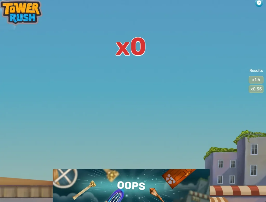 Tower Rush Verlust